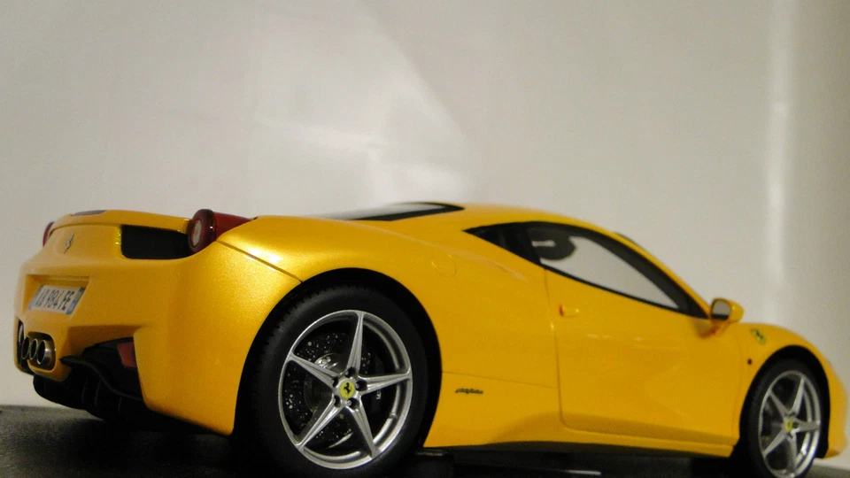 Ferrari Race Car 1 18Le Mans24Racing Racer12Custom Built Model43Carousel YELLOW - Image 4 of 4