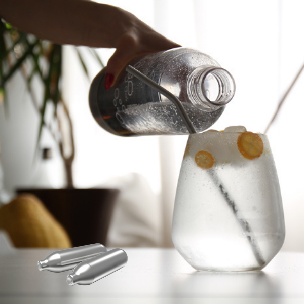 100 PCS Soda Siphon Seltzer Chargers 8g CO2 Cartridge GreatWhip Fizzy