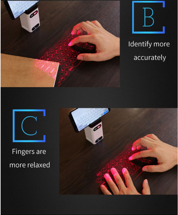 Projecteur sans fil pour supprimer les câbles avec clavier souris pour Pad et ordinateur