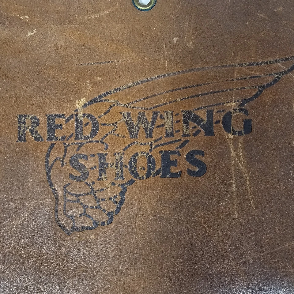 Zapatos Ala Roja Cuero Ocultar Logo Letrero Exhibición Zapato De Colección La Mejor Marca de Trabajo Foto 3 de 4