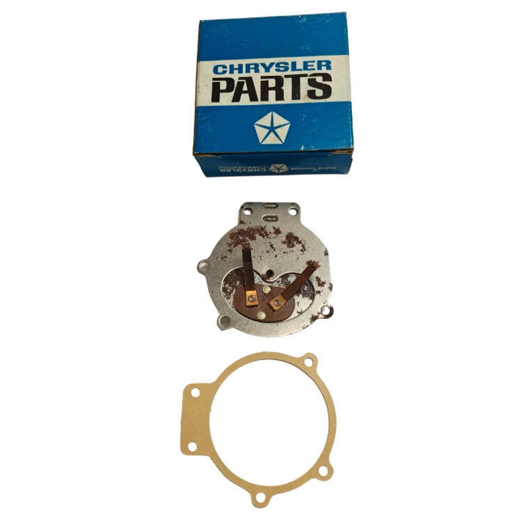 1963-1964 Dodge Plymouth placa de motor limpador de velocidade única e junta Pkg 2448263 novo na caixa - Imagem 2 de 4