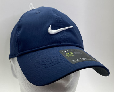 Nike Golf Legacy 91 Swoosh Cap Hat Unisex One Size Navy Blue White Aq5349 410 Ebay