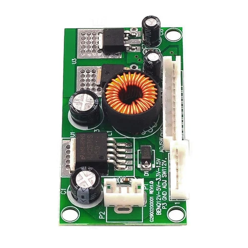 For LCD Monitors 12V to 5V to 33V to 1.5V Voltage Conversion Board 63mm*33mm
