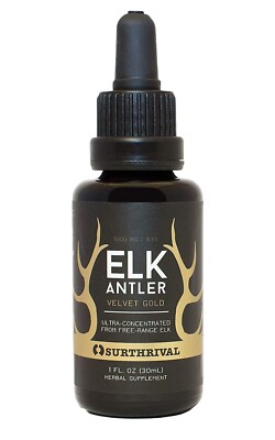 Surthrival Elk Antler Gold 30mL Regenerative & Responsible Velvet Extract
