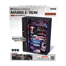 ROBOTIME ROKR DIY 3D Puzzle Kit Gaming Gift Toy The Future City Marble Run MR02S