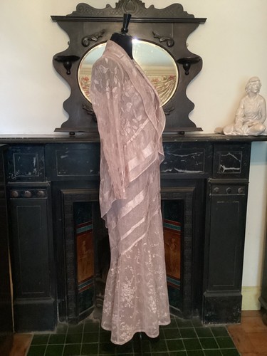 USA Designer Damianou Mother Of The Bride Floral Lace Outfit ‘Blush’ Size XL 18 - Picture 10 of 16