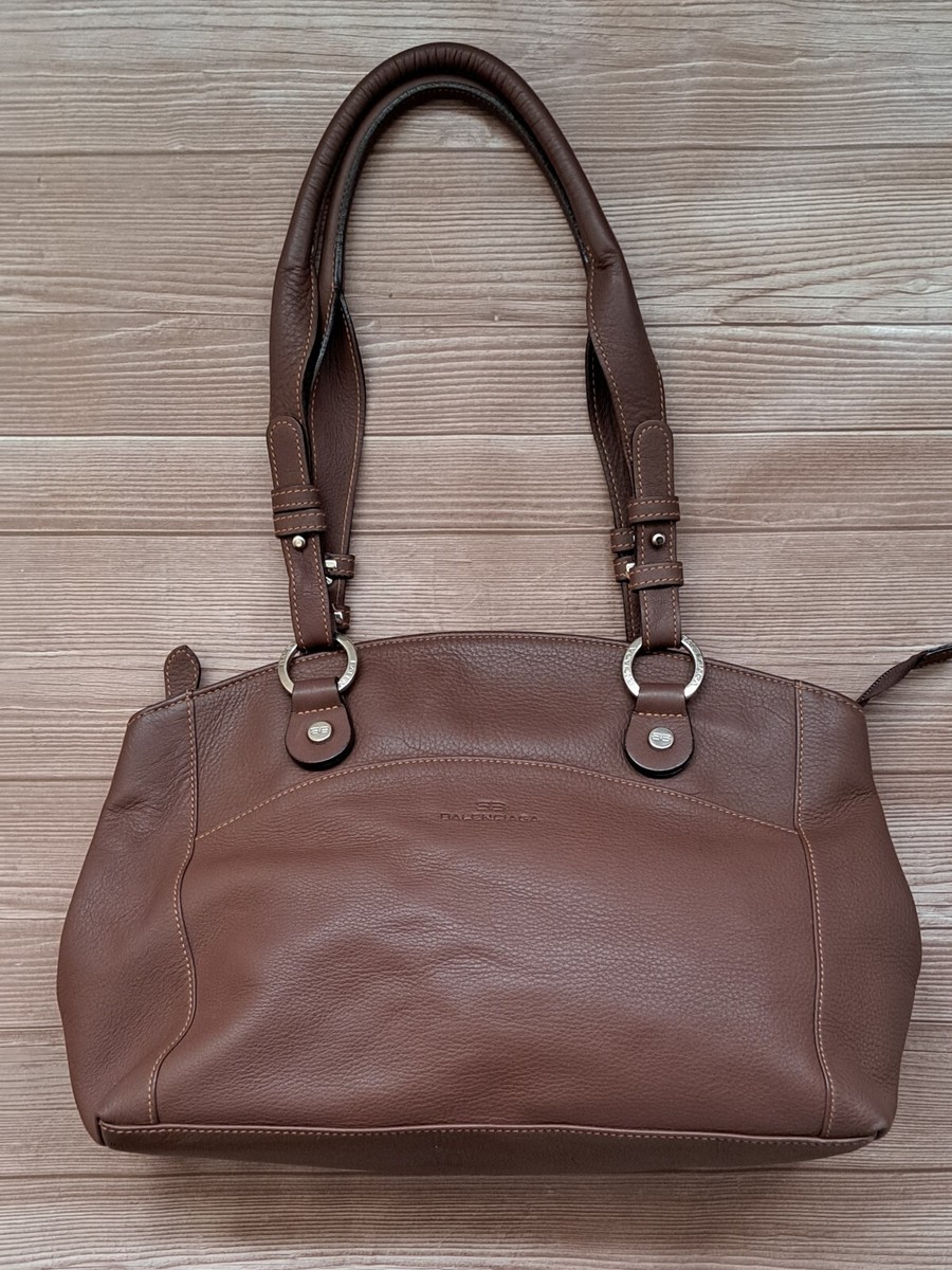 Balenciaga ブラウンレザー バッグ Balenciaga Brown Leather City Bag ○ Labellov ○ Buy and