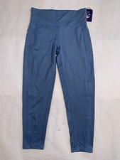 Champion Authentic Athletic wear Moisture Wicking Leggings Size Large Blue