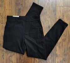 Utopia By Hue Women's Black Yoga Stretch Denim Leggings Size M. Waist:28in