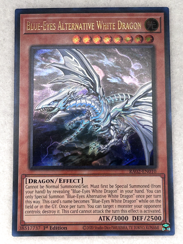 Blue-Eyes Alternative White Dragon (1st Edition) RA02-EN010 LP Ultra Rare