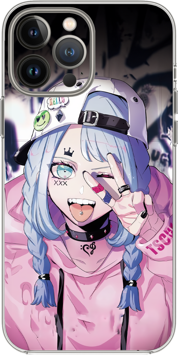 ASA MITAKA CHAINSAW Man Waifu War Fiend Case Cover Clear / Shockproof