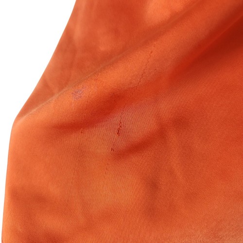 Top de satén con cuello halter naranja Obando Collective para mujer talla 10 DEFECTUOSO - Imagen 7 de 10