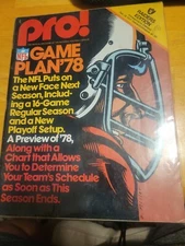 PRO! MAGAZINE CHIEFS 20 RAIDERS 21 @ DEC 17 1977 THE COLISEUM DIVISION RIVALS VG