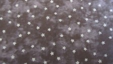 Cotton fabric patriotic white stars on Midnight Blue 1yd x 44 quilt craft