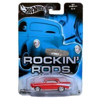 Rockin' Rods '57 Chevy Bel Air Red - Hot Wheels Real Riders Entertainment 1:64