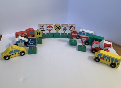 melissa and doug cars and signs