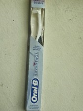 Vintage 1996 Oral B Advantage 35 Soft Toothbrush Control Grip NOS In Package