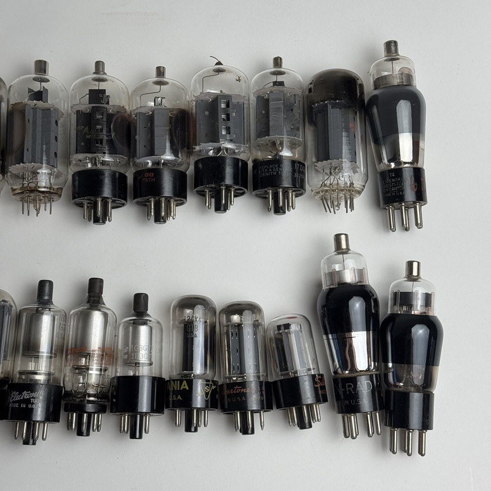 4 TUBES CRC 829B 2x ken-rad-2x rca-new ? no tested