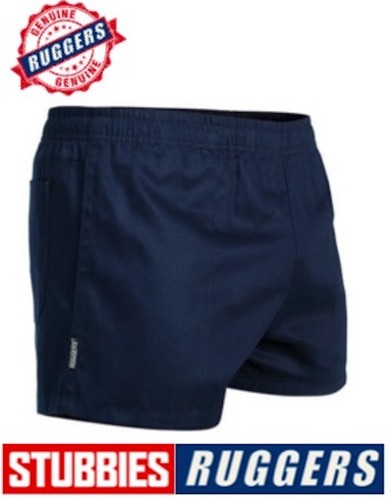 *GENUINE* STUBBIES RUGGERS ELASTIC WAIST DRILL MENS WORK SHORTS - SE2060 - Picture 2 of 9