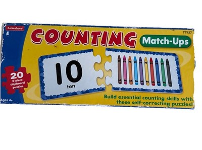Lakeshore Learning Counting Match-Ups 2-piece Puzzles Ages 4+
