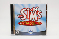 Refurbished PC CD Sims Deluxe Edition PC 2002 Complete CIB Excellent Mint Clean