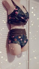 Brown bikini size large.