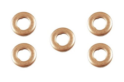 Elring Set of 5 Fuel Injector Seals (7.1 X 1.56 mm) for Dodge Freightliner 2.7L