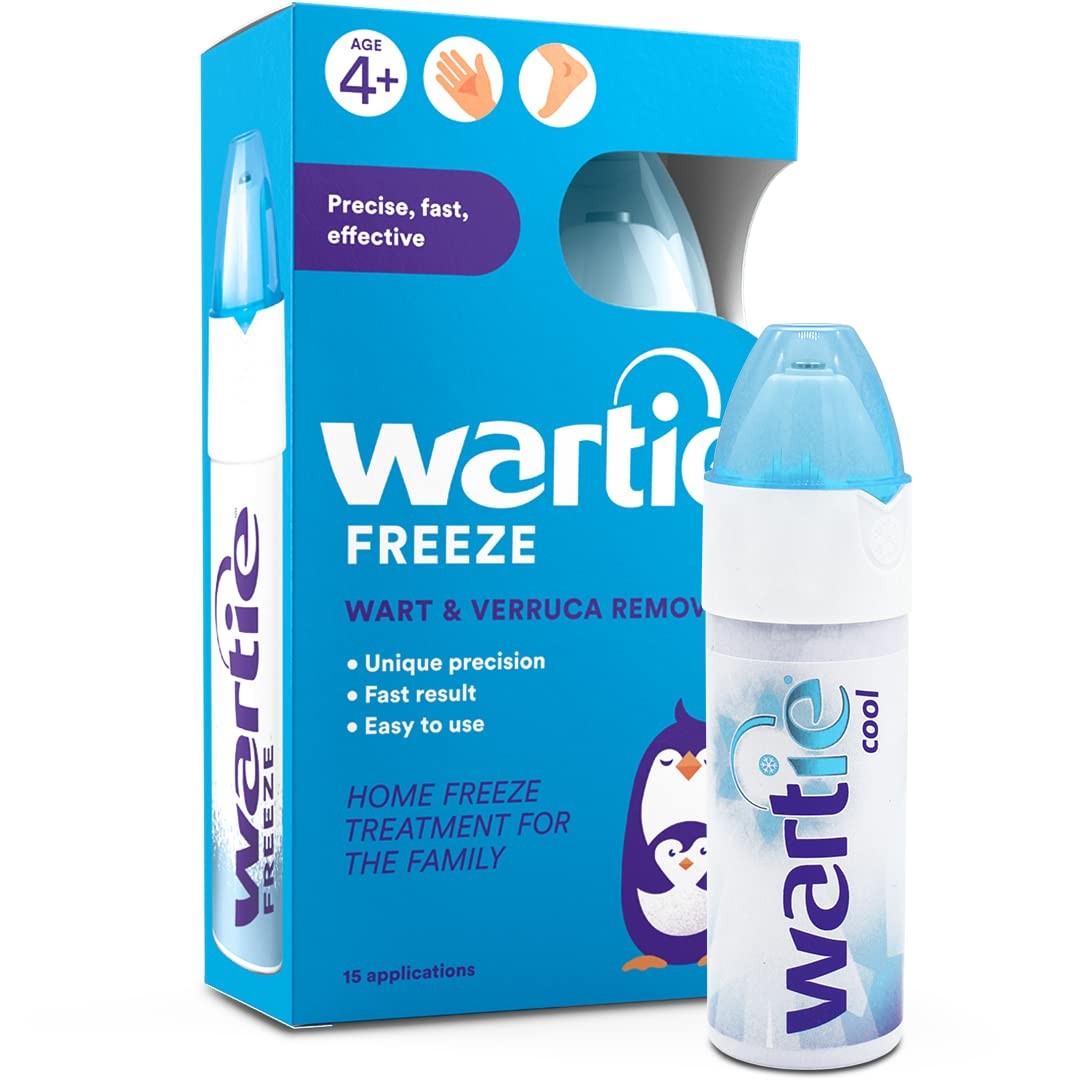 Wartie Freeze Wart and Verruca Remover, Safe For 50 ml (Pack of 1), White