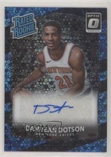2017 Donruss Optic Fast Break Black Prizm Signatures 1/1 Damyean Dotson Auto y3x
