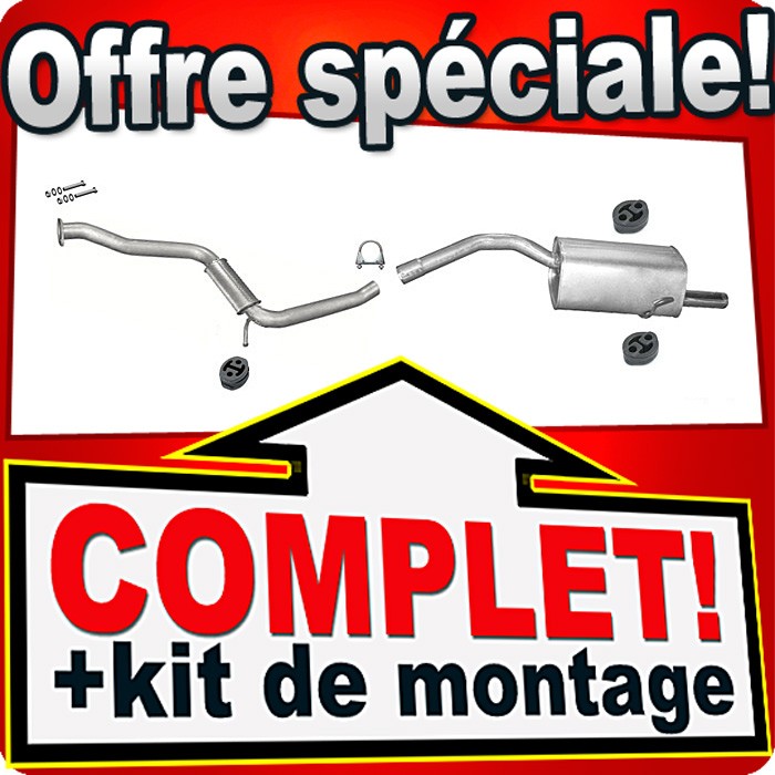 Pot échappement Alfa Romeo 156 2.5 V6 24V de qualité