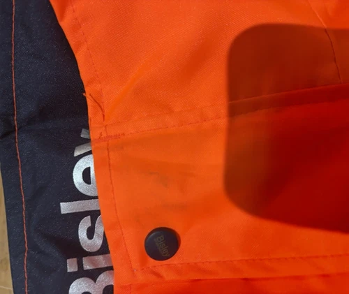 Bisley 5‑in‑1 Taped Rain Jacket – Hi‑Vis Orange/Navy – Size XL image 11