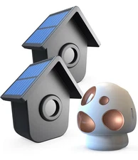 Wireless Solar Driveway Alarm System Outdoor Motion Sensor 1/2 Mile