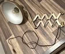 Vintage Industrial Expandable Swing Arm Scissor Lamp