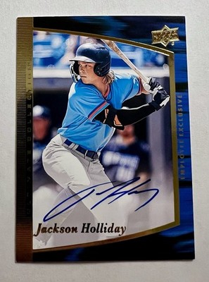 2024 Jackson Holliday Upper Deck Employee Exclusive Future Watch Rookie Auto.