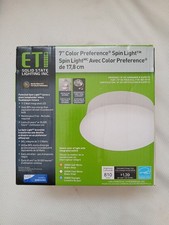 GTIN 849489000848 product image for ETI LIGHTING LED SPIN LIGHT WHITE SELECTABLE COLOR PREFERENCE E26 11.5W 120V 7