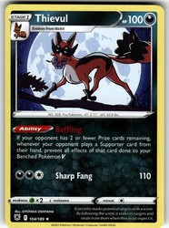 Thievul 104/189 Astral Radiance Rare Pokemon Card