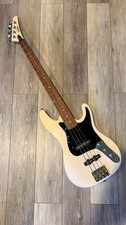 Epiphone Rock Bass (Olympic White) Rare Hockey Stick Headstock (Samick, Korea)