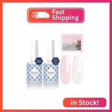MelodySusie Fleurwee Plant Based Gel Nail Polish, 2 Pcs Hema Free Gel Polish, Li