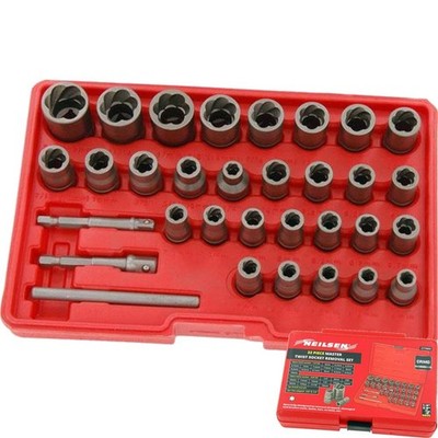 Neilsen 32tlg Master Twist Innensechskant Schraube Mutter Schrauben Auszieher Set 6 - 19mm