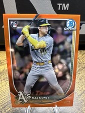 2025 Bowman Chrome Max Muncy Orange /25 MINT RC