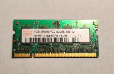 SO-DIMM DDR2 Speichermodul 1 GB HYNIX HYMP112S64CP6-Y5 / 200 PIN PC2-5300 667Mhz