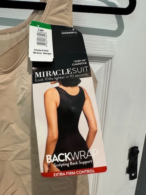 Miraclesuit Step in Camisole Warm Beige Extra Firm Control Style 2433 Sz L NWT - Image 2 of 2