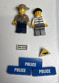 LEGO City Police Car 4436 Complete Set Police Officer Prisoner