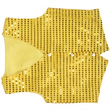 Children 130 cm Sparkly Sequin Dance Vest Jazz Wear