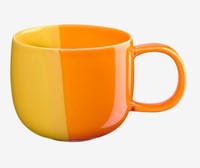 Asa Selection Tasse Joy Orange Smoothie Henkelbecher Porzellan 0,4 L