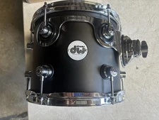 DW Design Series Maple 10 Diameter X 8 Deep Tom Satin Black 