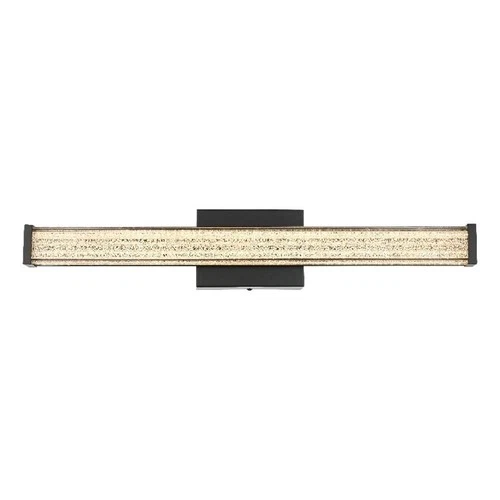 Living District Jaxx 24" Led Wall Sconce in Black - Picture 1 of 9