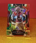 2025 Panini Select Football Green and Red Shock Ricky Pearsall #16