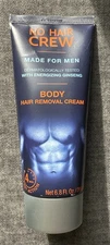 No Hair Crew Intimate Made for Men Hair Removal Cream NEW Sealed 6.8 Fl Oz Tube