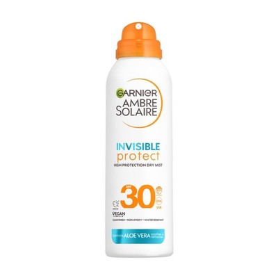 Garnier Ambre Solaire Gesicht LSF Invisible Protect Trockennebel LSF 30, schnell